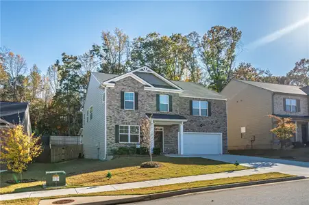 New construction Single-Family house 5381 Flat Rock Pt, Stonecrest, GA 30038 - image
