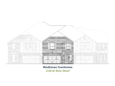 New construction Single-Family house 3128 Sir River St, Unit 4C, Lewisville, TX 75056 plan TH Building 16 Unit 2 W - image