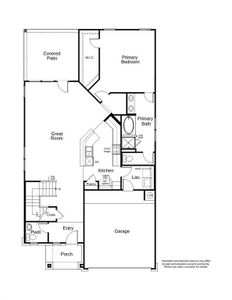 This floor plan features 5 bedrooms, 2 full baths, 1 half bath, and over 2,800 square feet of living space.