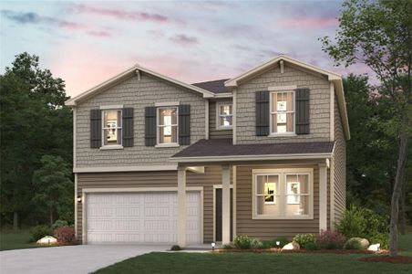New construction Single-Family house 5309 Mulberry Creek Wy, Flowery Branch, GA 30542 plan Atlas - image