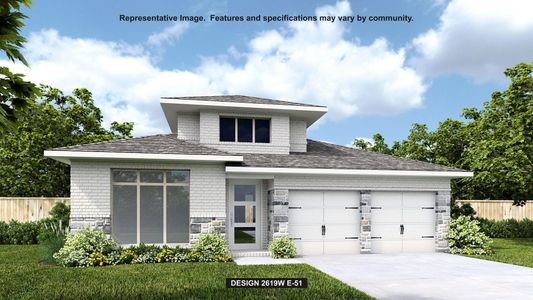 New construction Single-Family house 216 Montecido Dr, Liberty Hill, TX 78642 plan 2619W - image