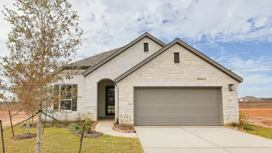 New construction Single-Family house 2013 Shady Glen Ln, Magnolia, TX 77363 plan Palm - image