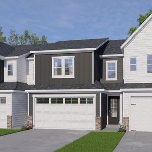 New construction Townhouse house 9101 Dupree Meadow Dr, Angier, NC 27501 plan The Hemlock - image