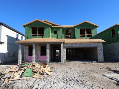 New construction Single-Family house 7855 Painted Sky Place, Land O Lks, Land O' Lakes, FL 34637 plan Santa Monica - image