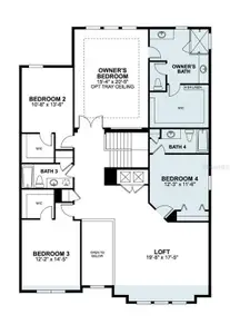 New construction Single-Family house 6753 Yellow Warbler Bnd, St. Cloud, FL 34773 plan Sonoma - image