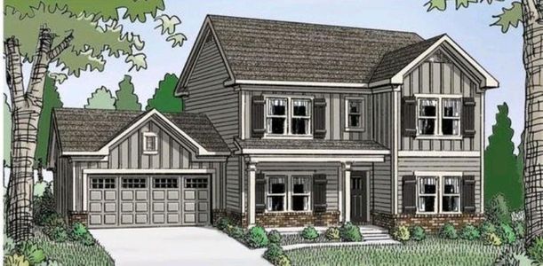 New construction Single-Family house 457 Banff Dr, Winder, GA 30680 The Jefferson- photo 0