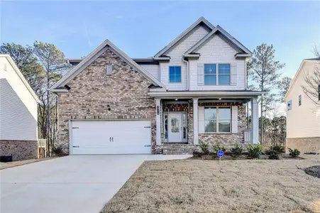 New construction Single-Family house 3328 Sir Gregory Mnr, Lawrenceville, GA 30044 Inwood- photo 0