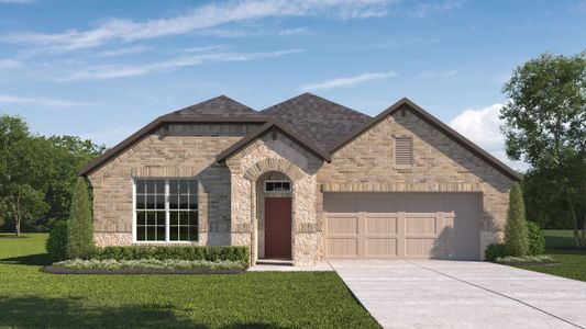 New construction Single-Family house 505 Eagle Canyon Dr, Leander, TX 78641 plan The Steinbeck - image