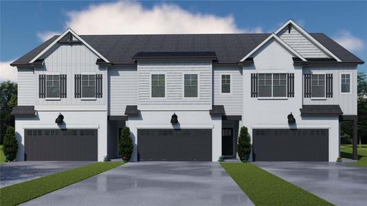 New construction Townhouse house 4178 Millstone Park Ln, Gainesville, GA 30504 plan Durham - image