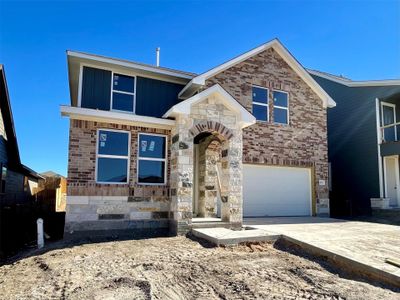 New construction Single-Family house 727 Palo Brea Lp, Hutto, TX 78634 Cassidy Homeplan- photo 1 1