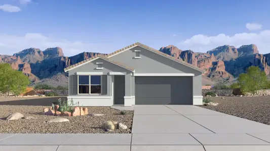 New construction Single-Family house 46605 W Skyline Dr, Maricopa, AZ 85139 plan Puffin - image