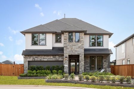 New construction Single-Family house 22514 Pearl Vly Dr, Tomball, TX 77377 plan Verdin - image
