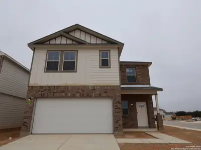 New construction Single-Family house 6702 Red Buffalo Trl, San Antonio, TX 78253 plan Larkspur - 30' Smart Series - image