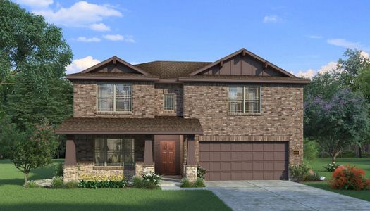 New construction Single-Family house 749 Merry Summit Rd, Lavon, TX 75173 Hemlock II T- photo 4 4