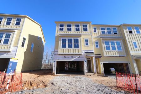 New construction Townhouse house 2309 Bay Minette Sta, Apex, NC 27502 Hyde Park - Front Entry Townhomes- photo 2 2