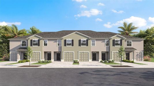 New construction Townhouse house 1150 Great Ibis Dr, Ruskin, FL 33570 Glen- photo 0