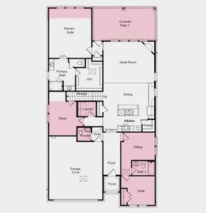 Structural options added: Bath 4, gourmet kitchen 2, media, study in place of tandem, multi-gen suite, extended owner's suite with covered outdoor living 1, and gas drop for future outdoor grill.