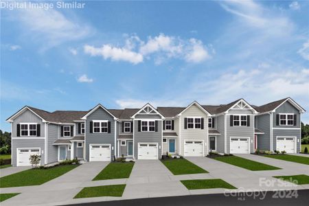 New construction Townhouse house 2043 Stephens Farm Drive, China Grove, NC 28023 - photo 0