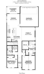 New construction Single-Family house 3093 Eleanor Dr, Prosper, TX 75078 plan The Verona - D418 - image 6