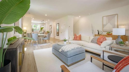 New construction Townhouse house 6217 Honeybell Aly, Mableton, GA 30126 plan KNOLLWOOD - image