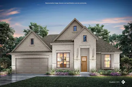 New construction Single-Family house 1808 Peace Lily Ln, Waxahachie, TX 75165 plan Denver - image