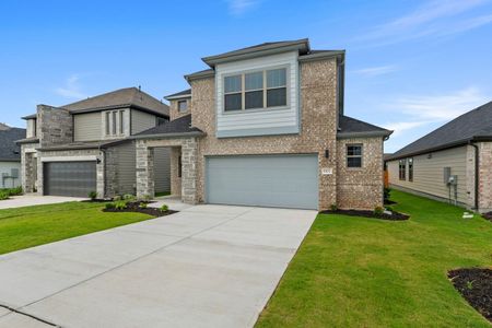 New construction Single-Family house 1102 Universal Dr, Hutto, TX 78634 plan Oak | Prairie Winds - image