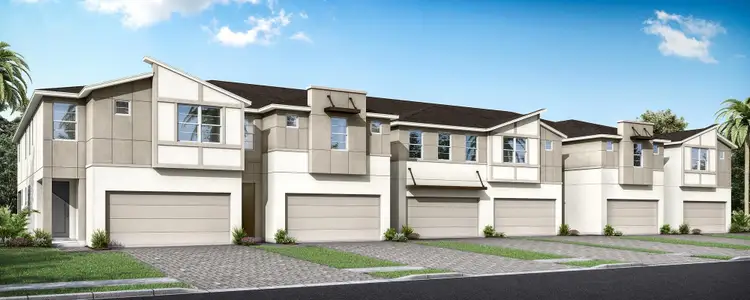 New construction Townhouse house 1058 Golden Willow Ct, Brandon, FL 33511 plan Sebring - image