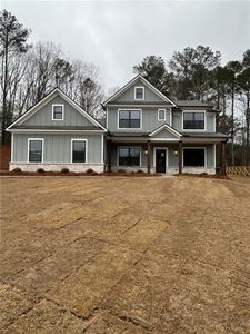 New construction Single-Family house 1450 Cherry Bark Ct, Loganville, GA 30052 plan (GA) The Brooks | Front Entry - image