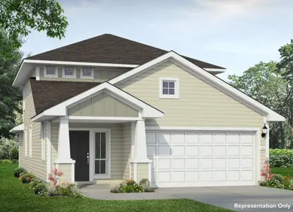 New construction Single-Family house 12005 Murano Dr, Austin, TX 78747 plan Cloverleaf 2107 - image