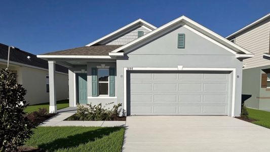 New construction Single-Family house 3844 Bluethread Wy, Poinciana, FL 34759 plan The Victoria - image
