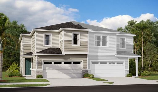 New construction Duplex house 6067 Crossroads Station Drive, Jacksonville, FL 32205 Rosewood- photo 0