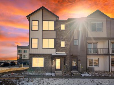 New construction Townhouse house 14451 Pansy Lp, Morrison, CO 80465 The Crestone- photo 1 1