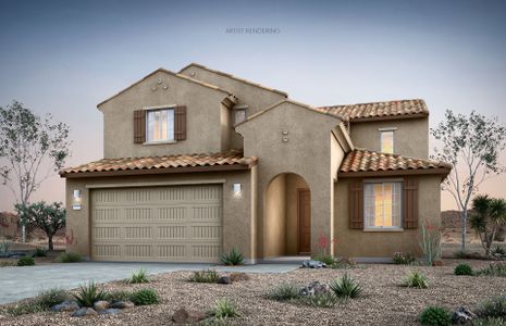 New construction Single-Family house 42965 W Krista Dr, Maricopa, AZ 85138 plan Prato - image