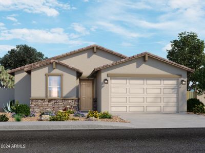 New construction Single-Family house 3530 E Alexander Drive, San Tan Valley, AZ 85143 Banks- photo 0