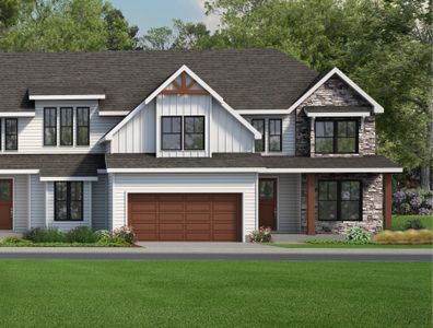 New construction Townhouse house 303 Breakwater Ln, Seneca, SC 29678 plan Bowman - image