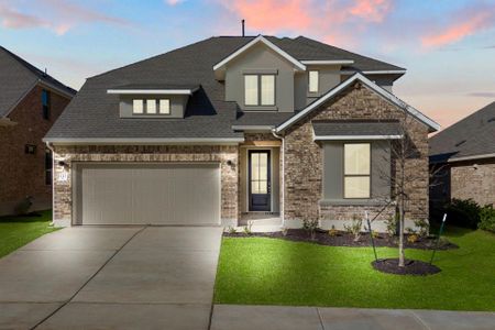 New construction Single-Family house 1113 Spring Gulch Ln, Georgetown, TX 78628 Gallatin (2731-CM-40)- photo 1 1