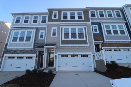 New construction Townhouse house 2731 Hunter Woods Dr, Apex, NC 27502 Buckingham - Front Entry Townhomes- photo 58 58