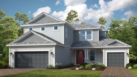 New construction Single-Family house 16240 Alpha Grove Place, Odessa, FL 33556 Tortola- photo 0