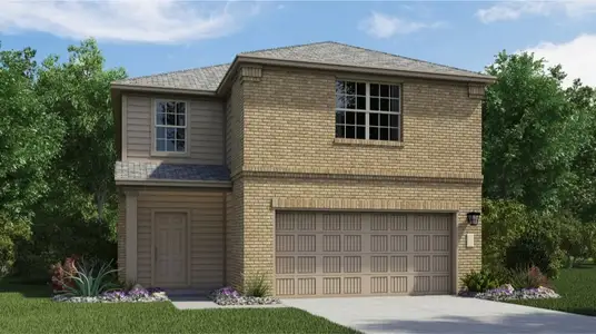 New construction Single-Family house 1604 Roaming Oak Bnd, Georgetown, TX 78628 plan Riviera - image