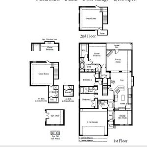 New construction Single-Family house 2461 Collinwood Ln, Keene, TX 76031 plan Bristol II - image