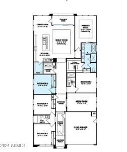 Warren Floorplan 5th BR, Slider, Tub