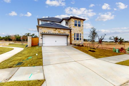 New construction Single-Family house 813 Corvallis Dr, Leander, TX 78641 Brahman- photo 1 1