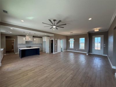 Open concept living area to your kitchen with an island built for entertaining!