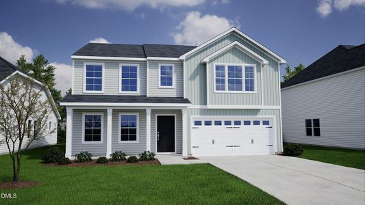 New construction Single-Family house 152 Sugarmaple Wy, Youngsville, NC 27596 plan Russell - image