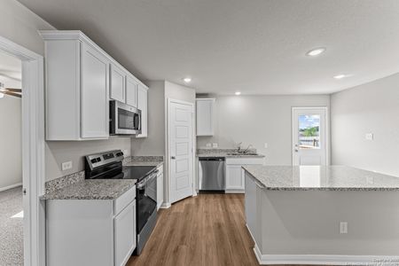 New construction Single-Family house 2820 Whiskey Pass, Seguin, TX 78155 Nicollet- photo 1 1