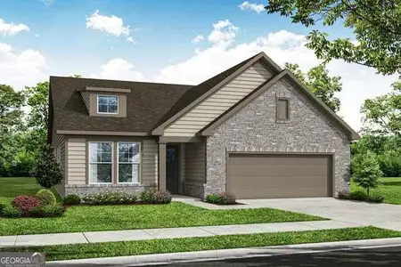 New construction Single-Family house 521 Grand Wehunt, Hoschton, GA 30548 plan The Glenwood C at Wehunt Meadows - image