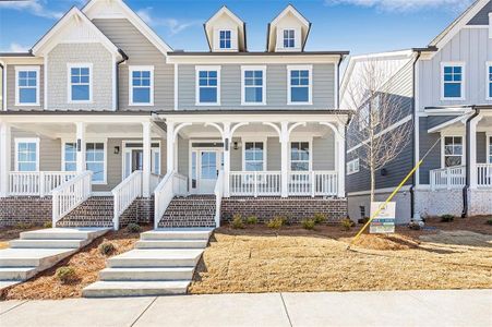 New construction Townhouse house 152 Palm St, Holly Springs, GA 30115 Walnut- photo 0 0