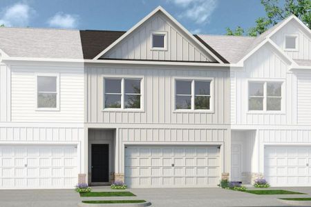 New construction Townhouse house 1074 Chastain Dr, Unit 44, Sugar Hill, GA 30518 The Ellison II- photo 0