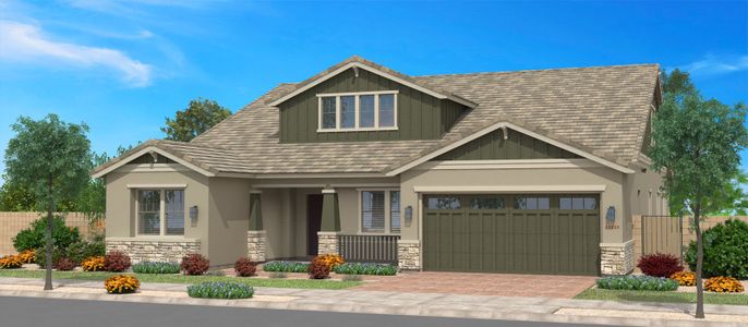 New construction Single-Family house 22923 E Mockingbird Dr, Queen Creek, AZ 85142 plan Strawberry w/Loft - image