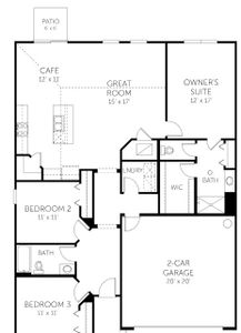 New construction Single-Family house 2639 Firethorn Ave, Orange Park, FL 32073 plan Amherst - 14612 - image